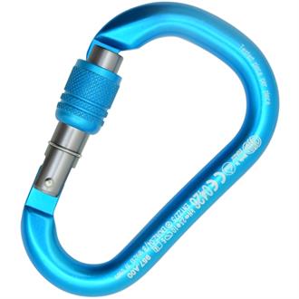 Mountaineering Caving Rock Climbing Carabiner D Shaped Safety Lock ZB